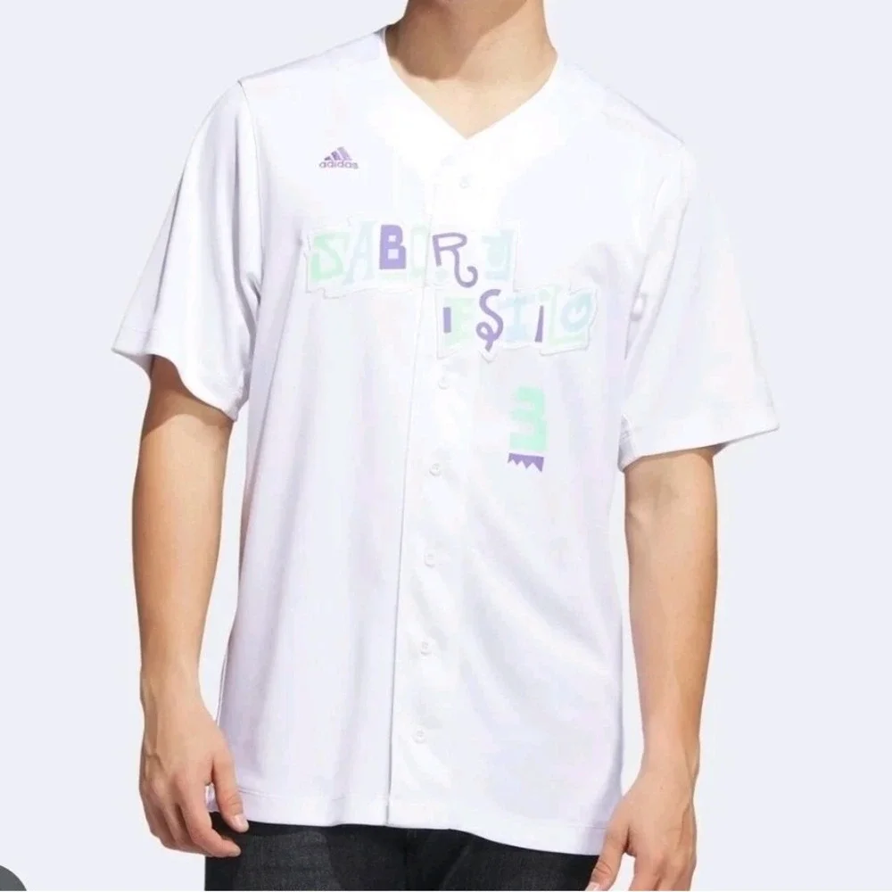 Adidas Hispanic Heritage Baseball Jersey‎ Men's Size Large Sabor Y Estilo